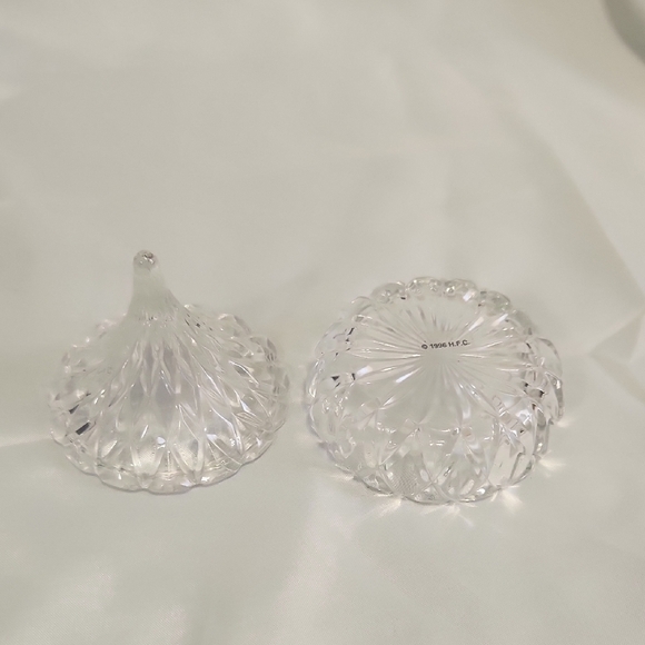 Source Unknown Crystal Clear Holder Previous Use Rings -glass - Picture 3 of 5